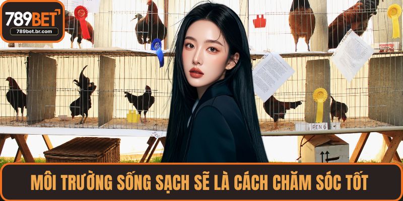 Môi trường sống sạch sẽ là cách chăm sóc tốt 